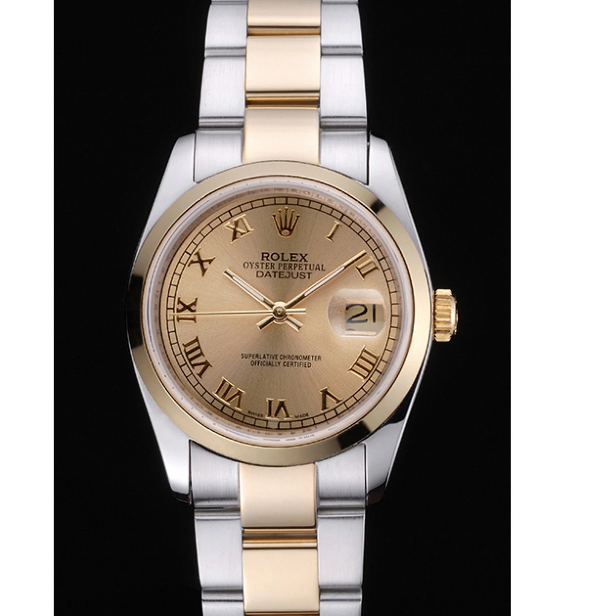 Aaa replica And 622265 Gold Datejust Dial Rolex Steel Case Gold Stainless 0601
